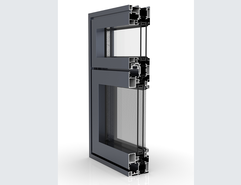 Aluminium Horizontal Sliding Window GR90C