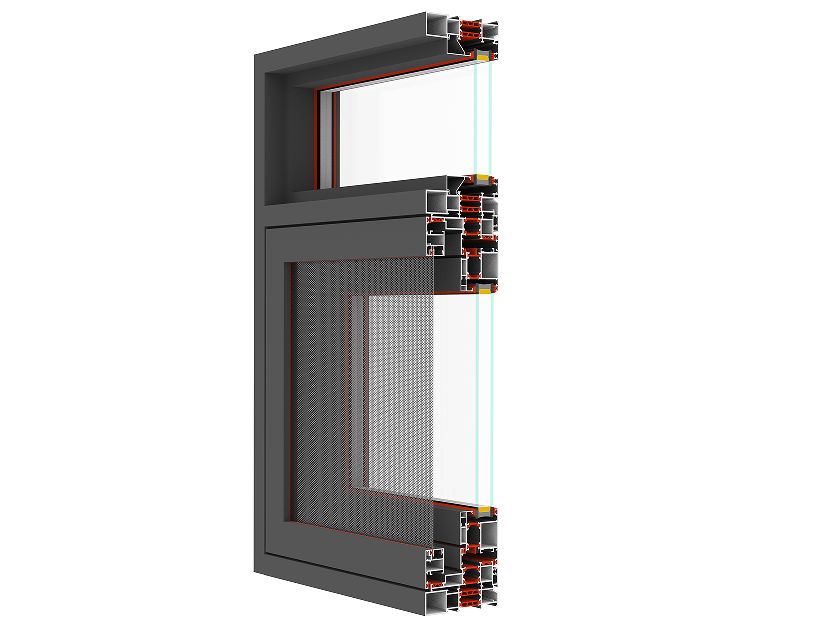 Aluminium Casement Window JNW120