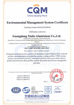 Environmental Management System Certificate