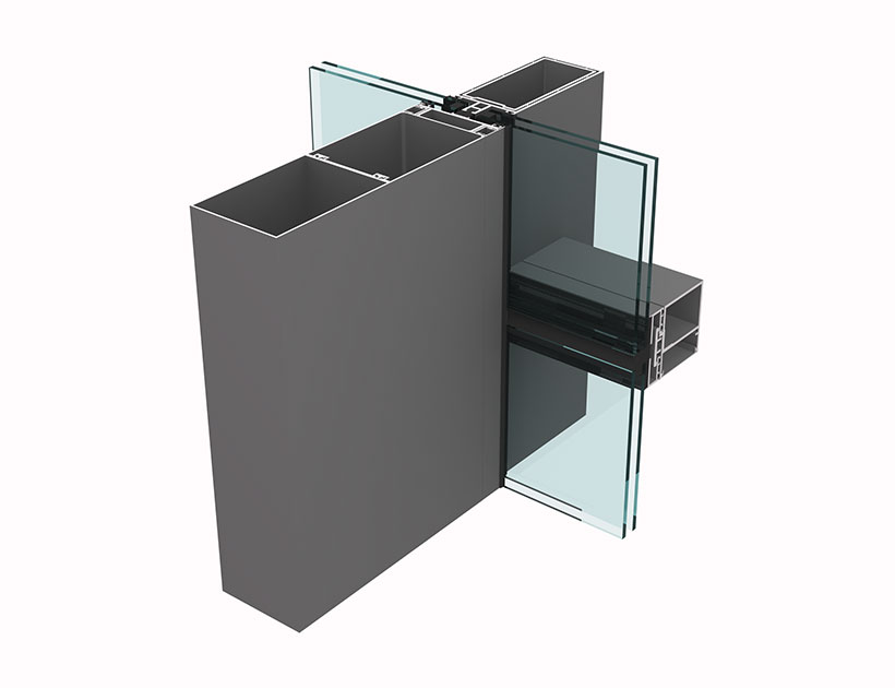 Semi-Hidden Frame Curtain Wall SMG