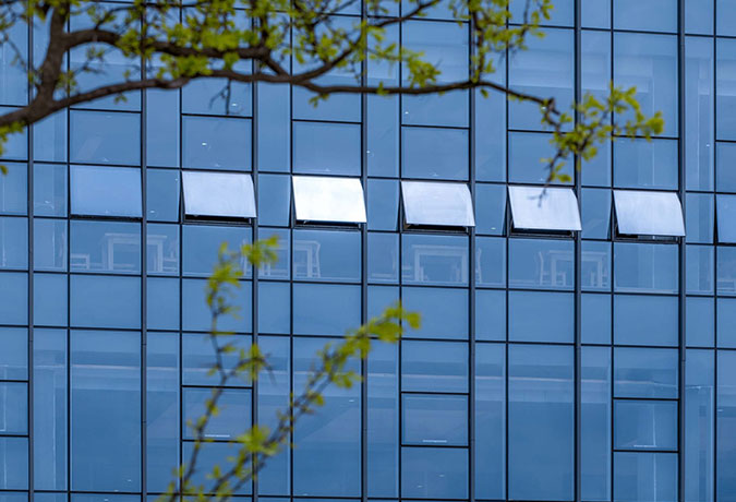 Semi-Hidden Frame Curtain Wall