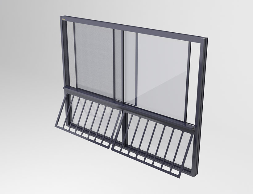 Aluminium Sliding Window 128Pro