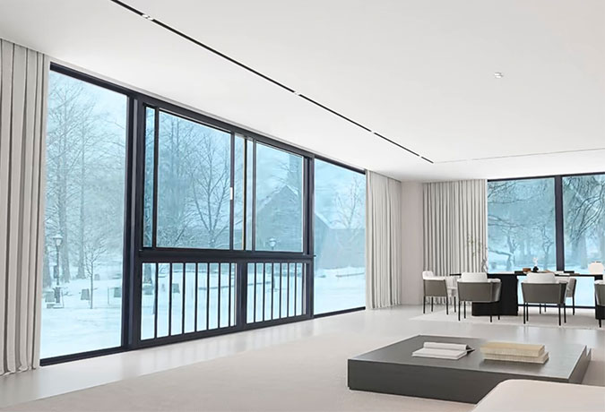 Powder Coated Aluminium Sliding Window