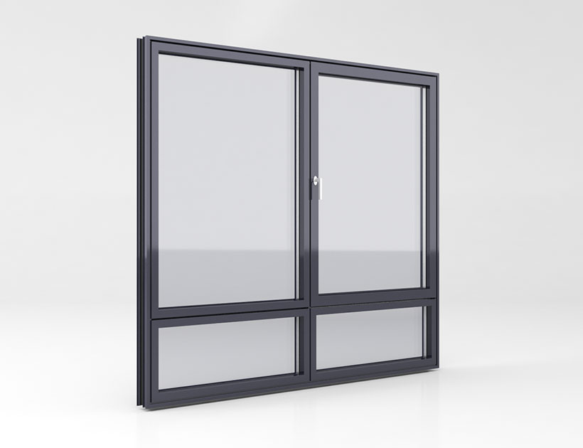 Aluminium Horizontal Sliding Window GR90C
