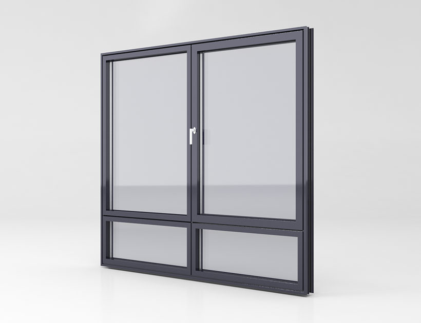 Aluminium Horizontal Sliding Window GR90C