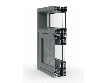 Aluminium Flush Casement Window JN120A