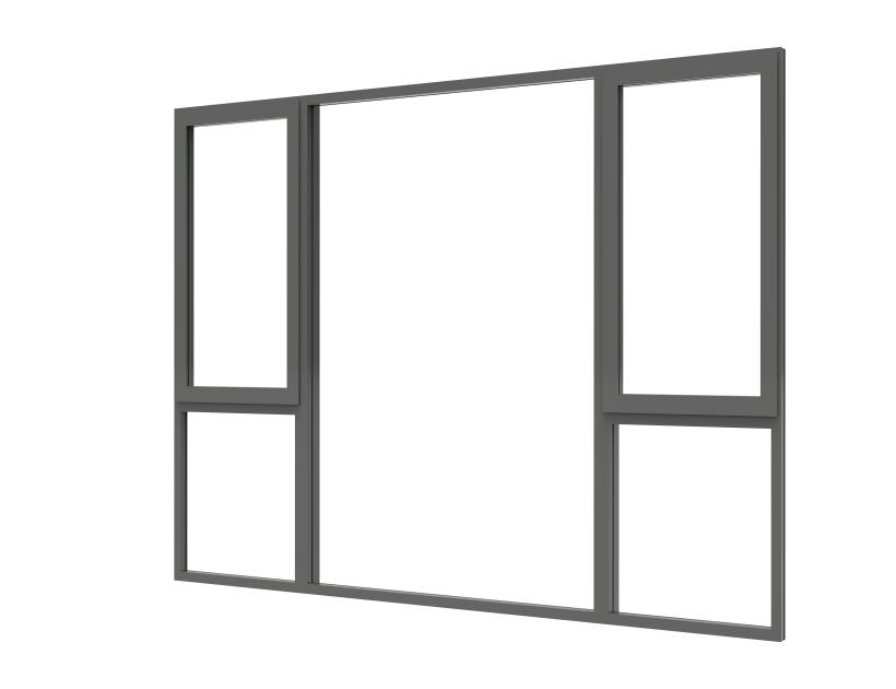Aluminium Casement Window FLP50
