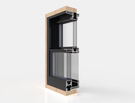 Aluminium Hung Window US-HW140